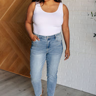 Judy Blue Susan High Rise Side Panel Detail Slim Jeans-Denim-Ave Shops-[option4]-[option5]-[option6]-[option7]-[option8]-Shop-Boutique-Clothing-for-Women-Online