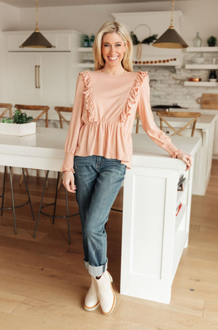 Sweet Confession Top In Blush-Womens-Ave Shops-[option4]-[option5]-[option6]-[option7]-[option8]-Shop-Boutique-Clothing-for-Women-Online