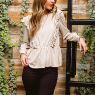 Sweet Confession Top In Seashell-Womens-Ave Shops-[option4]-[option5]-[option6]-[option7]-[option8]-Shop-Boutique-Clothing-for-Women-Online