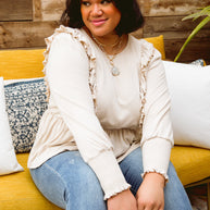 Sweet Confession Top In Seashell-Womens-Ave Shops-[option4]-[option5]-[option6]-[option7]-[option8]-Shop-Boutique-Clothing-for-Women-Online