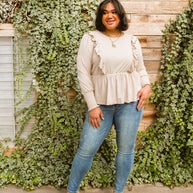 Sweet Confession Top In Seashell-Womens-Ave Shops-[option4]-[option5]-[option6]-[option7]-[option8]-Shop-Boutique-Clothing-for-Women-Online