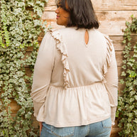 Sweet Confession Top In Seashell-Womens-Ave Shops-[option4]-[option5]-[option6]-[option7]-[option8]-Shop-Boutique-Clothing-for-Women-Online