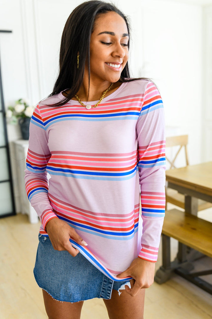 Sweet Like Candy Striped Long Sleeve-Tops-Ave Shops-[option4]-[option5]-[option6]-[option7]-[option8]-Shop-Boutique-Clothing-for-Women-Online