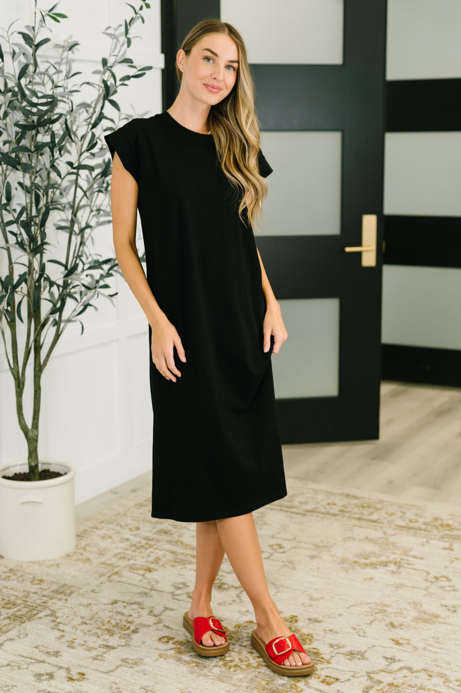 Zenana Sweet Like That Casual Dress in Black-Womens-Ave Shops-[option4]-[option5]-[option6]-[option7]-[option8]-Shop-Boutique-Clothing-for-Women-Online