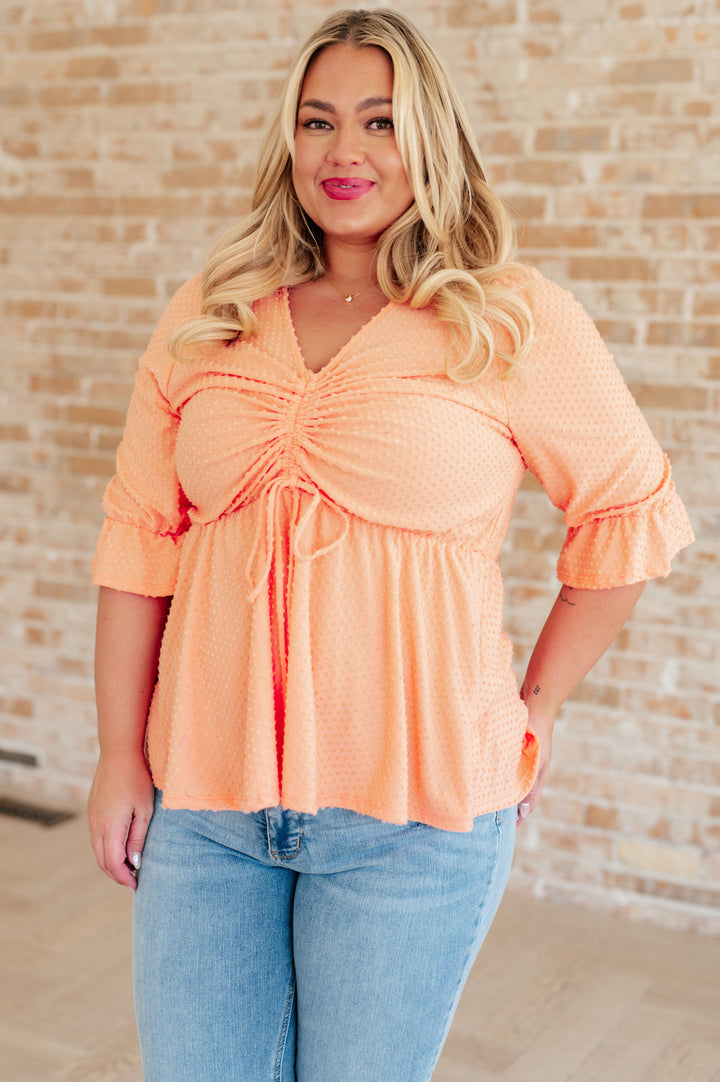 Sweet Sherbet Swiss Dot Top-Tops-Ave Shops-[option4]-[option5]-[option6]-[option7]-[option8]-Shop-Boutique-Clothing-for-Women-Online