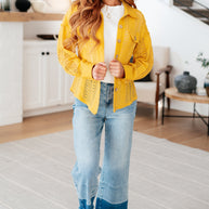 Sweeter Than Nectar Lace Button Down in Honey-Tops-Ave Shops-[option4]-[option5]-[option6]-[option7]-[option8]-Shop-Boutique-Clothing-for-Women-Online