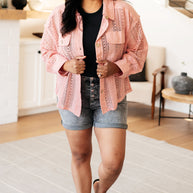 Sweeter Than Nectar Lace Button Down in Rose-Tops-Ave Shops-[option4]-[option5]-[option6]-[option7]-[option8]-Shop-Boutique-Clothing-for-Women-Online