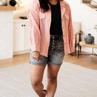 Sweeter Than Nectar Lace Button Down in Rose-Tops-Ave Shops-[option4]-[option5]-[option6]-[option7]-[option8]-Shop-Boutique-Clothing-for-Women-Online