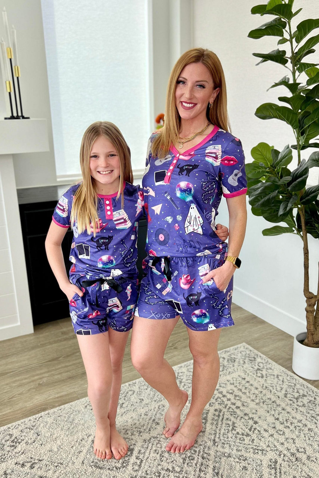 PREORDER: Shirley & Stone Swiftie Mommy & Me Short Pajama Set - Karma 1989-Preorder Shirley&amp;Stone-Shirley & Stone-[option4]-[option5]-[option6]-[option7]-[option8]-Shop-Boutique-Clothing-for-Women-Online