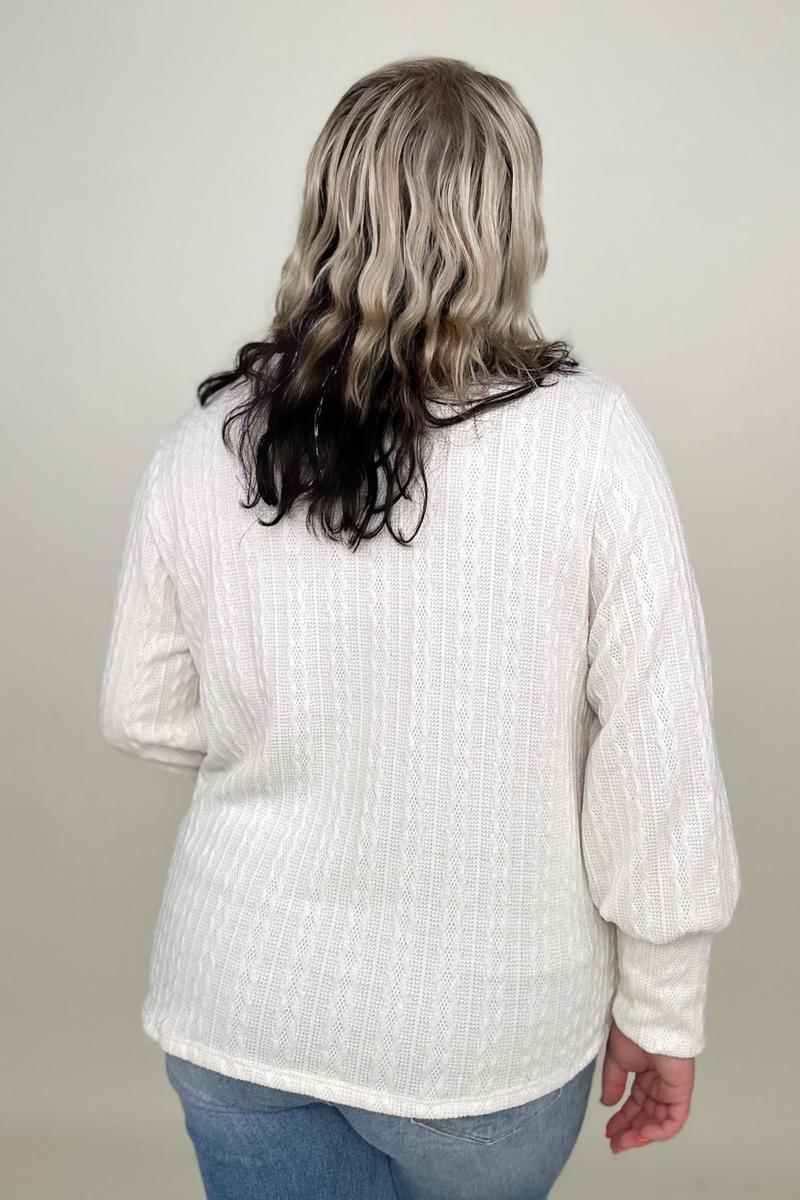 Hayden Long Sleeve Cable Knit Top-Sweaters-Kiwidrop-[option4]-[option5]-[option6]-[option7]-[option8]-Shop-Boutique-Clothing-for-Women-Online
