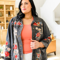 Lovely Visions Flower Embroidered Jacket-Layers-Ave Shops-[option4]-[option5]-[option6]-[option7]-[option8]-Shop-Boutique-Clothing-for-Women-Online