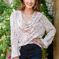 Take Flight Cowl Neck Top-Womens-Ave Shops-[option4]-[option5]-[option6]-[option7]-[option8]-Shop-Boutique-Clothing-for-Women-Online