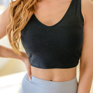 Tell Me More Crop Tank In Black-Tops-Ave Shops-[option4]-[option5]-[option6]-[option7]-[option8]-Shop-Boutique-Clothing-for-Women-Online