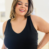 Tell Me More Crop Tank In Black-Tops-Ave Shops-[option4]-[option5]-[option6]-[option7]-[option8]-Shop-Boutique-Clothing-for-Women-Online