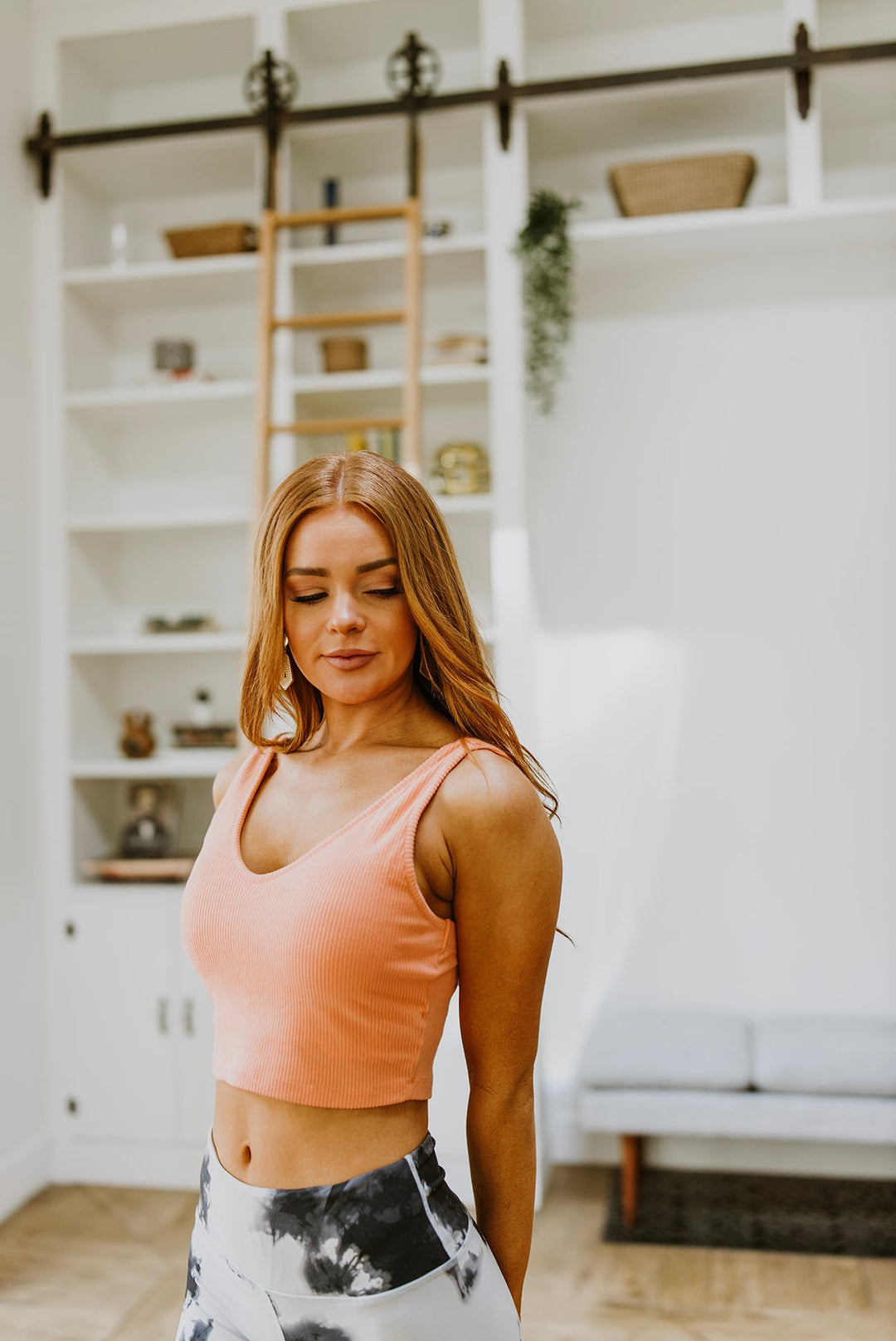 Tell Me More Crop Tank In Coral-Tops-Ave Shops-[option4]-[option5]-[option6]-[option7]-[option8]-Shop-Boutique-Clothing-for-Women-Online