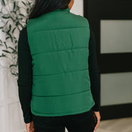 That's What I'm Talkin' About Puffer Vest in Hunter Green-Womens-Ave Shops-[option4]-[option5]-[option6]-[option7]-[option8]-Shop-Boutique-Clothing-for-Women-Online