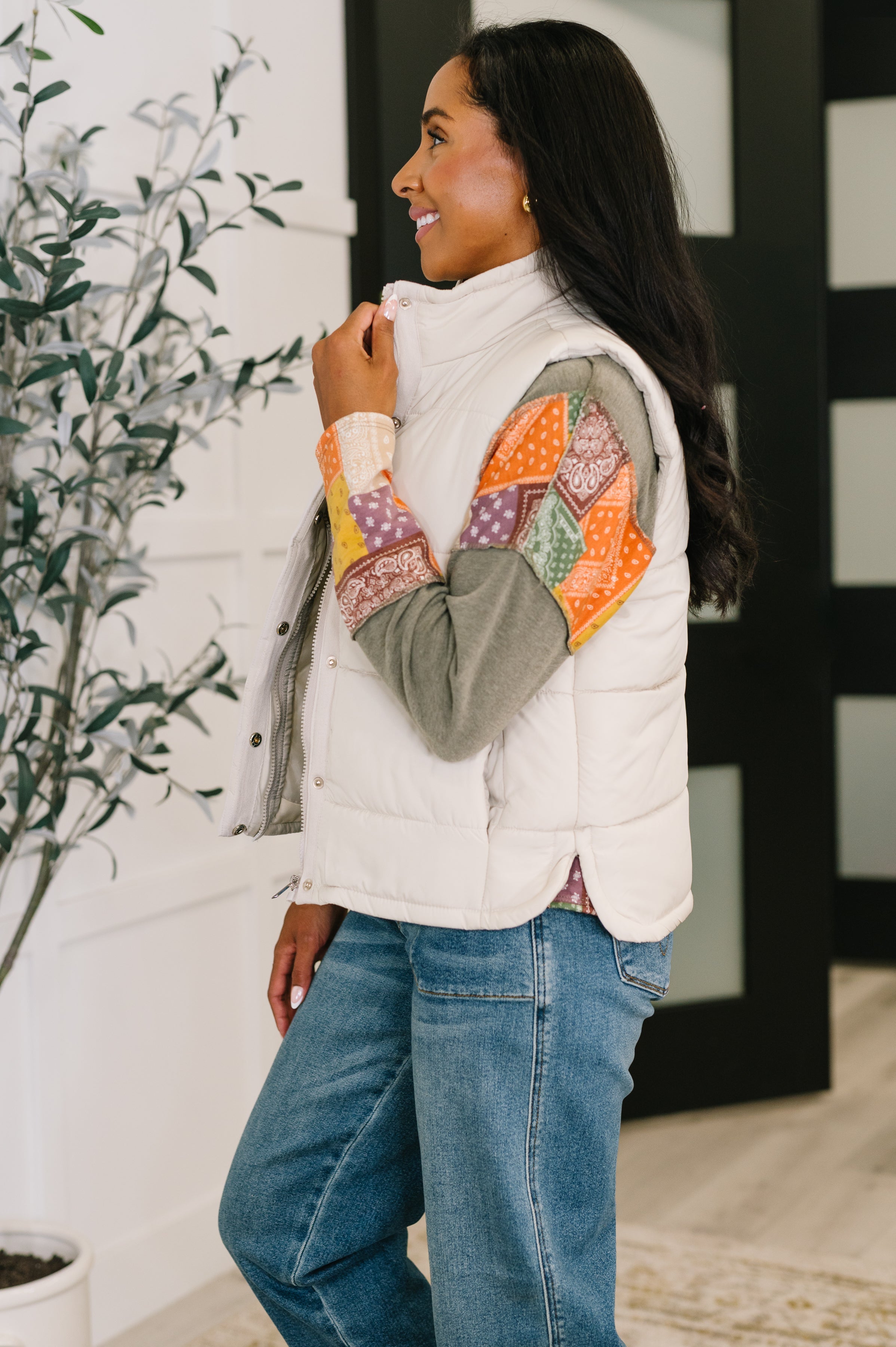 That's What I'm Talkin' About Puffer Vest in Sand Beige-Womens-Ave Shops-[option4]-[option5]-[option6]-[option7]-[option8]-Shop-Boutique-Clothing-for-Women-Online