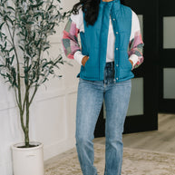 That's What I'm Talkin' About Puffer Vest in Teal-Womens-Ave Shops-[option4]-[option5]-[option6]-[option7]-[option8]-Shop-Boutique-Clothing-for-Women-Online