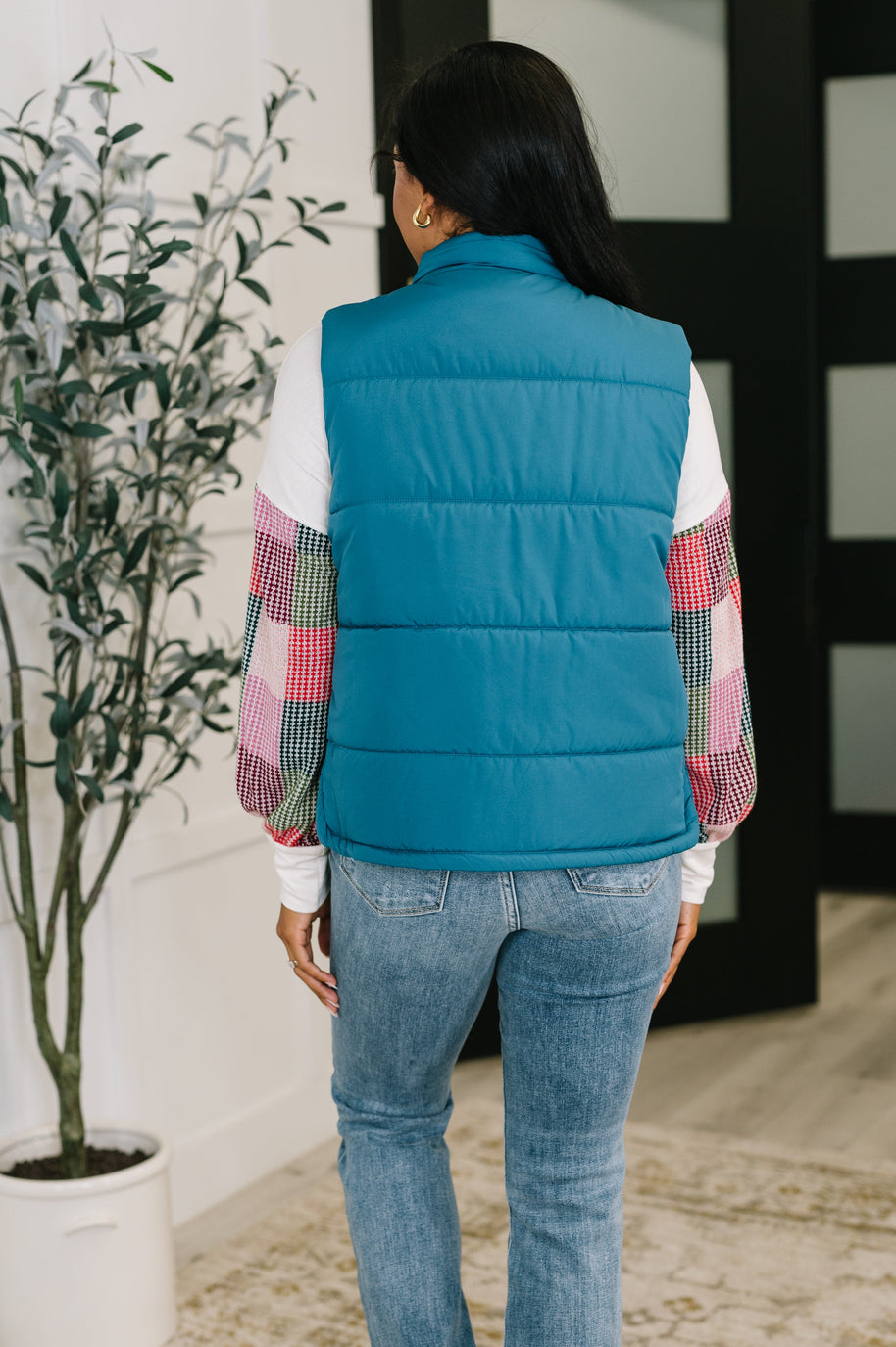 That's What I'm Talkin' About Puffer Vest in Teal-Womens-Ave Shops-[option4]-[option5]-[option6]-[option7]-[option8]-Shop-Boutique-Clothing-for-Women-Online