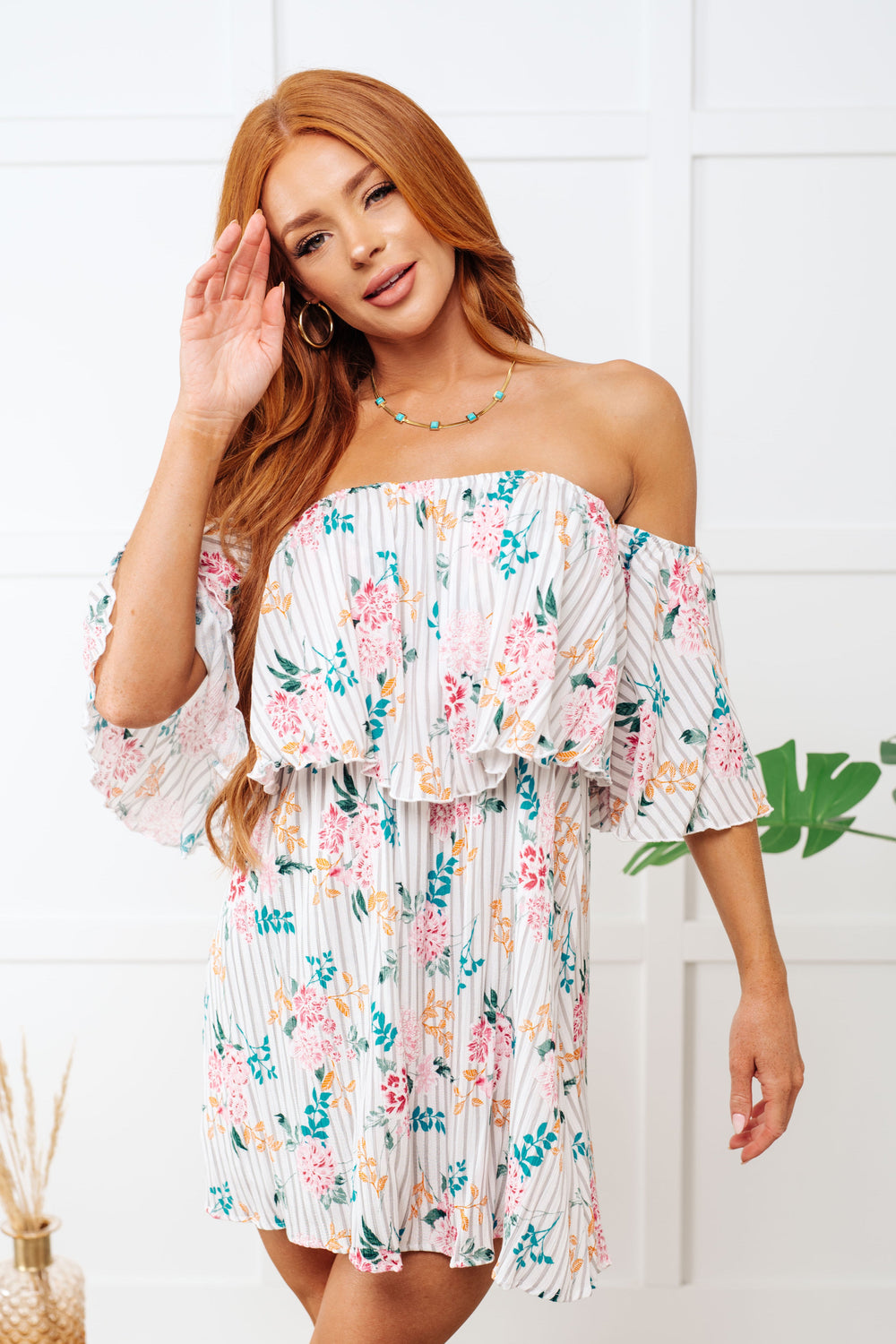 That's the Way It Should Be Floral Dress-Dresses-Ave Shops-[option4]-[option5]-[option6]-[option7]-[option8]-Shop-Boutique-Clothing-for-Women-Online