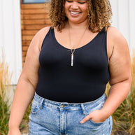 The Basics Bodysuit In Black-Womens-Ave Shops-[option4]-[option5]-[option6]-[option7]-[option8]-Shop-Boutique-Clothing-for-Women-Online