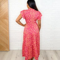 The Way You Move Flutter Sleeve Dress in Fuchsia-Womens-Ave Shops-[option4]-[option5]-[option6]-[option7]-[option8]-Shop-Boutique-Clothing-for-Women-Online