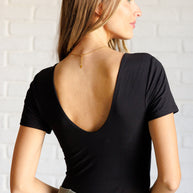 They're Not Like Us Square Neck Bodysuit in Black-Tops-Ave Shops-[option4]-[option5]-[option6]-[option7]-[option8]-Shop-Boutique-Clothing-for-Women-Online
