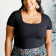 They're Not Like Us Square Neck Bodysuit in Black-Tops-Ave Shops-[option4]-[option5]-[option6]-[option7]-[option8]-Shop-Boutique-Clothing-for-Women-Online