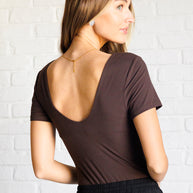They're Not Like Us Square Neck Bodysuit in Espresso-Tops-Ave Shops-[option4]-[option5]-[option6]-[option7]-[option8]-Shop-Boutique-Clothing-for-Women-Online