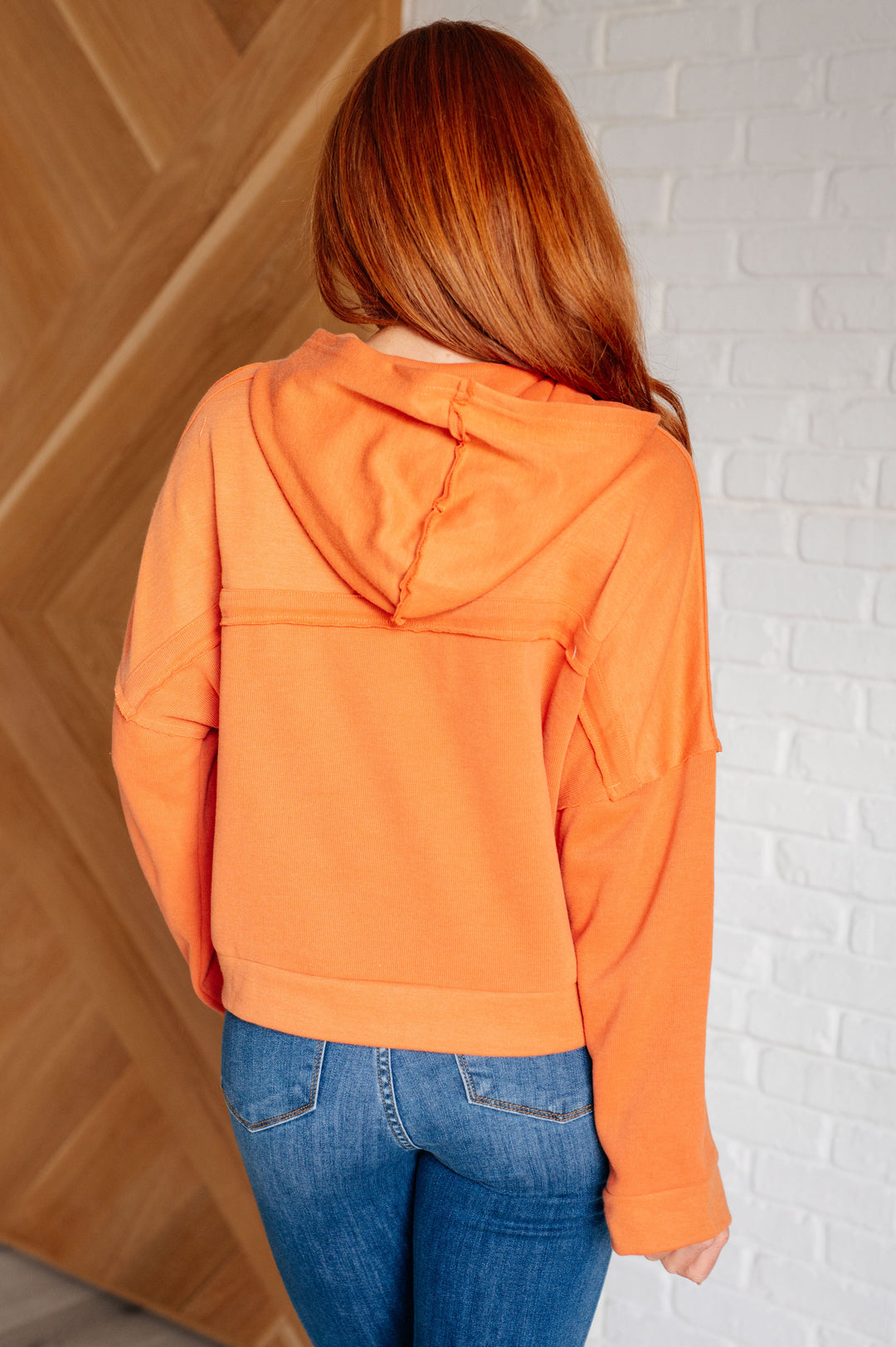 Throwback Heartthrob Hoodie in Orange-Tops-Ave Shops-[option4]-[option5]-[option6]-[option7]-[option8]-Shop-Boutique-Clothing-for-Women-Online