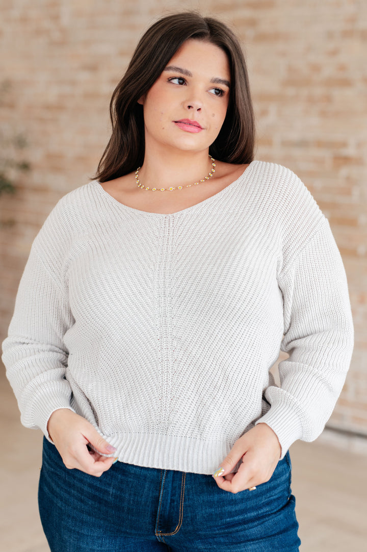 Told You So Ribbed Knit V Neck Sweater-Tops-Ave Shops-[option4]-[option5]-[option6]-[option7]-[option8]-Shop-Boutique-Clothing-for-Women-Online