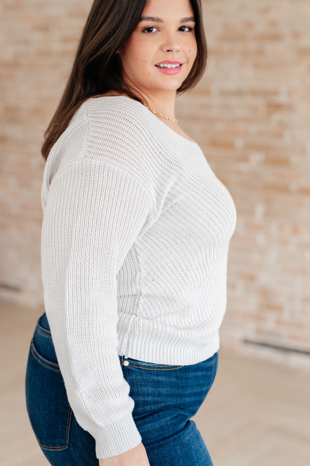 Told You So Ribbed Knit V Neck Sweater-Tops-Ave Shops-[option4]-[option5]-[option6]-[option7]-[option8]-Shop-Boutique-Clothing-for-Women-Online