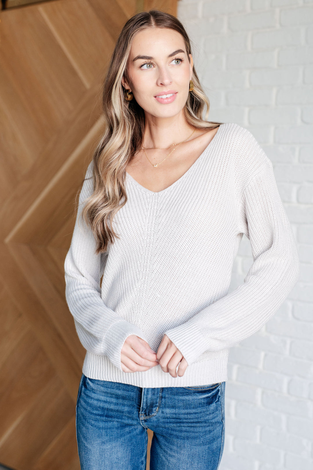 Told You So Ribbed Knit V Neck Sweater-Tops-Ave Shops-[option4]-[option5]-[option6]-[option7]-[option8]-Shop-Boutique-Clothing-for-Women-Online