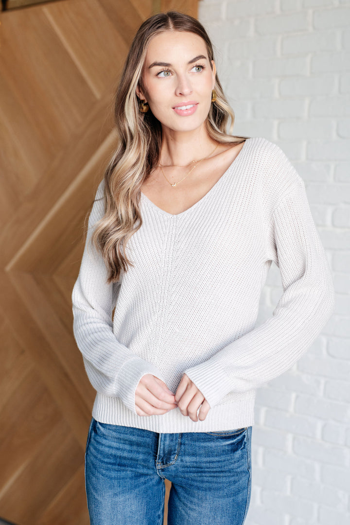 Told You So Ribbed Knit V Neck Sweater-Tops-Ave Shops-[option4]-[option5]-[option6]-[option7]-[option8]-Shop-Boutique-Clothing-for-Women-Online