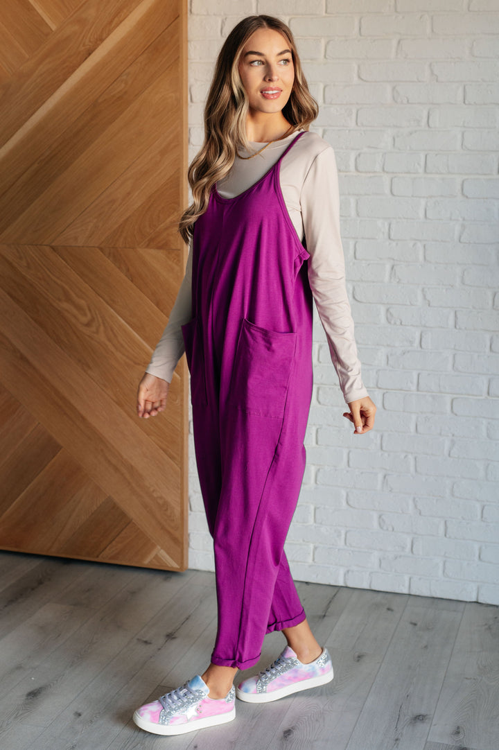 Zenana Totally Me Spaghetti Strap Jumpsuit in Light Plum-Jumpsuits & Rompers-Ave Shops-[option4]-[option5]-[option6]-[option7]-[option8]-Shop-Boutique-Clothing-for-Women-Online