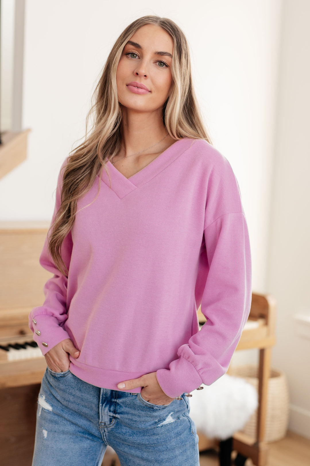 Totally Verified Long Sleeve V-Neck Top-Tops-Ave Shops-[option4]-[option5]-[option6]-[option7]-[option8]-Shop-Boutique-Clothing-for-Women-Online