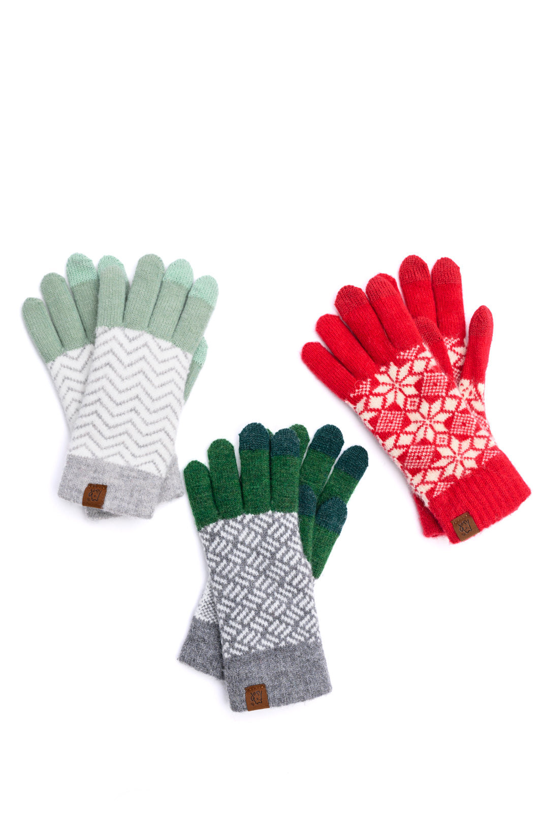 Touch and Go Patterned Glove Trio-Accessories-Ave Shops-OS-[option4]-[option5]-[option6]-[option7]-[option8]-Shop-Boutique-Clothing-for-Women-Online