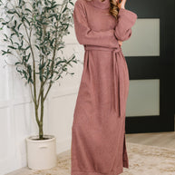 Travel Plush Knit Dress in Autumn Berry-Womens-Ave Shops-[option4]-[option5]-[option6]-[option7]-[option8]-Shop-Boutique-Clothing-for-Women-Online
