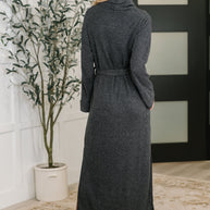 Travel Plush Knit Dress in Charcoal-Womens-Ave Shops-[option4]-[option5]-[option6]-[option7]-[option8]-Shop-Boutique-Clothing-for-Women-Online