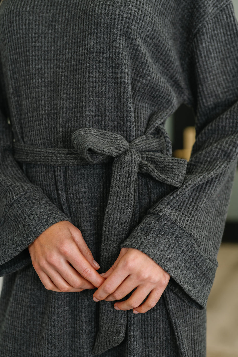 Travel Plush Knit Dress in Charcoal-Womens-Ave Shops-[option4]-[option5]-[option6]-[option7]-[option8]-Shop-Boutique-Clothing-for-Women-Online