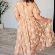 Trusting My Intuition Balloon Sleeve Dress in Camel-Dresses-Ave Shops-[option4]-[option5]-[option6]-[option7]-[option8]-Shop-Boutique-Clothing-for-Women-Online