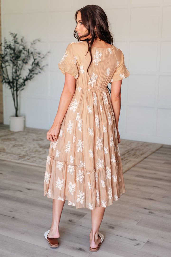 Trusting My Intuition Balloon Sleeve Dress in Camel-Dresses-Ave Shops-[option4]-[option5]-[option6]-[option7]-[option8]-Shop-Boutique-Clothing-for-Women-Online