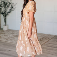 Trusting My Intuition Balloon Sleeve Dress in Camel-Dresses-Ave Shops-[option4]-[option5]-[option6]-[option7]-[option8]-Shop-Boutique-Clothing-for-Women-Online