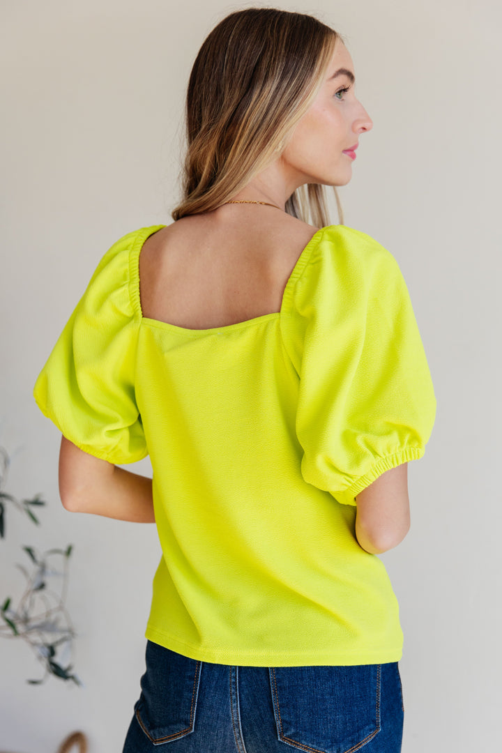 Try Me Balloon Sleeve Blouse-Womens-Ave Shops-[option4]-[option5]-[option6]-[option7]-[option8]-Shop-Boutique-Clothing-for-Women-Online