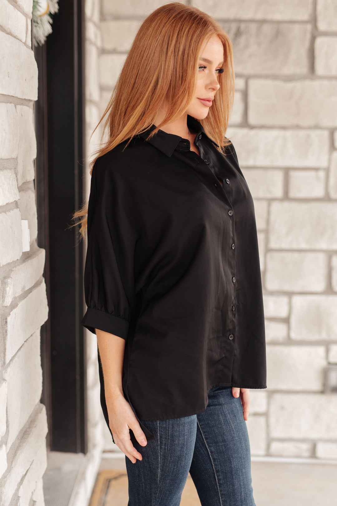 Turned Out Perfect Oversized Button Down Shirt-Tops-Ave Shops-[option4]-[option5]-[option6]-[option7]-[option8]-Shop-Boutique-Clothing-for-Women-Online