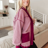 Two Hearts Jacket In Plum-Womens-Ave Shops-[option4]-[option5]-[option6]-[option7]-[option8]-Shop-Boutique-Clothing-for-Women-Online