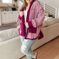 Two Hearts Jacket In Plum-Womens-Ave Shops-[option4]-[option5]-[option6]-[option7]-[option8]-Shop-Boutique-Clothing-for-Women-Online