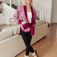 Two Hearts Jacket In Plum-Womens-Ave Shops-[option4]-[option5]-[option6]-[option7]-[option8]-Shop-Boutique-Clothing-for-Women-Online