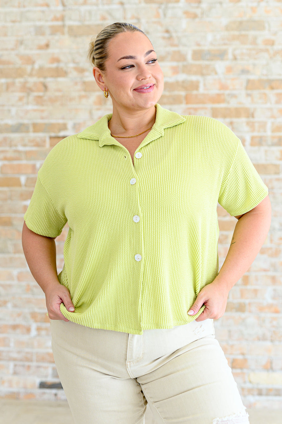 Two's Company Ribbed Button Down-Sets-Ave Shops-[option4]-[option5]-[option6]-[option7]-[option8]-Shop-Boutique-Clothing-for-Women-Online