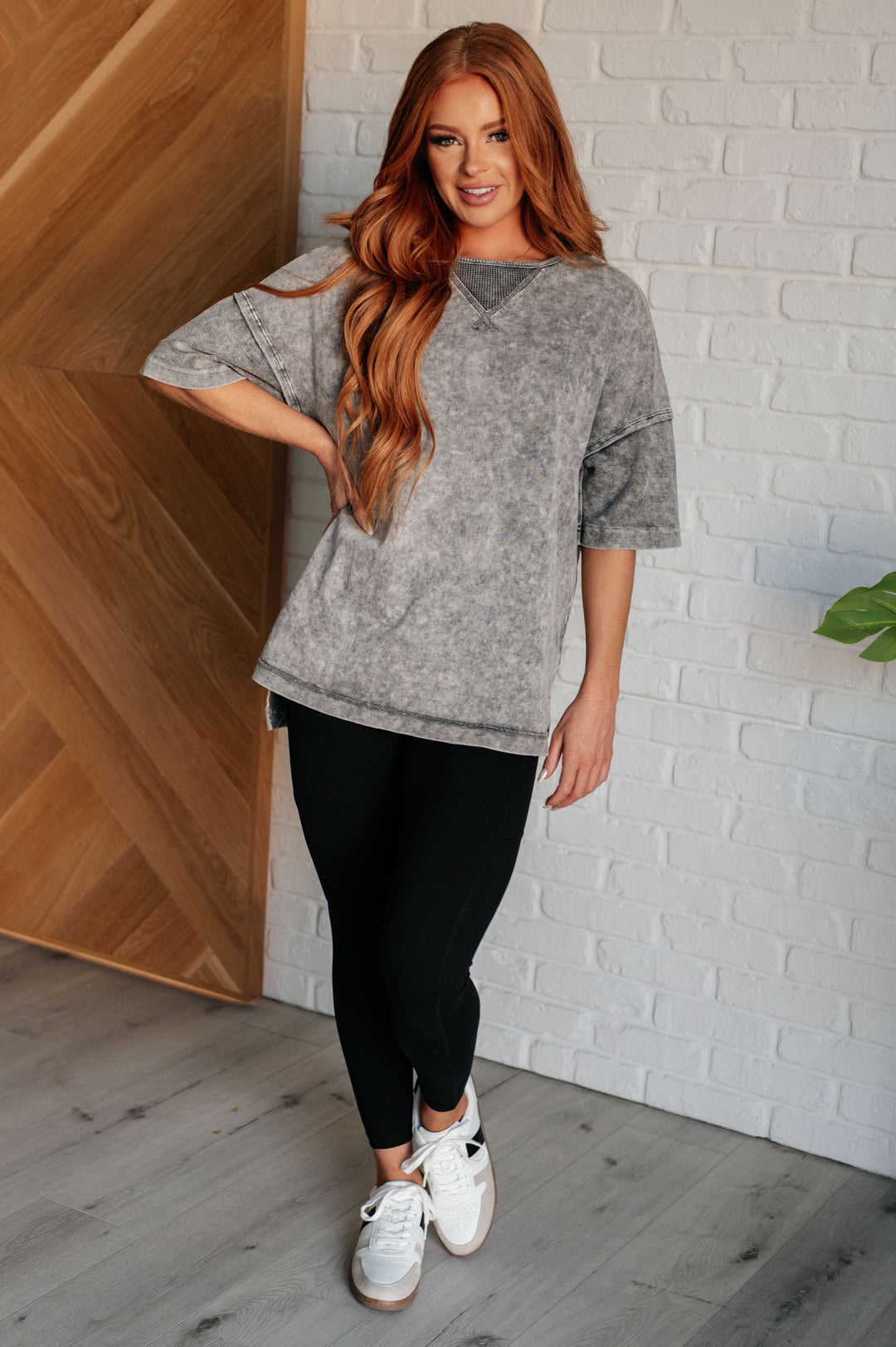 Unbothered Mineral Wash Top in Grey-Tops-Ave Shops-[option4]-[option5]-[option6]-[option7]-[option8]-Shop-Boutique-Clothing-for-Women-Online